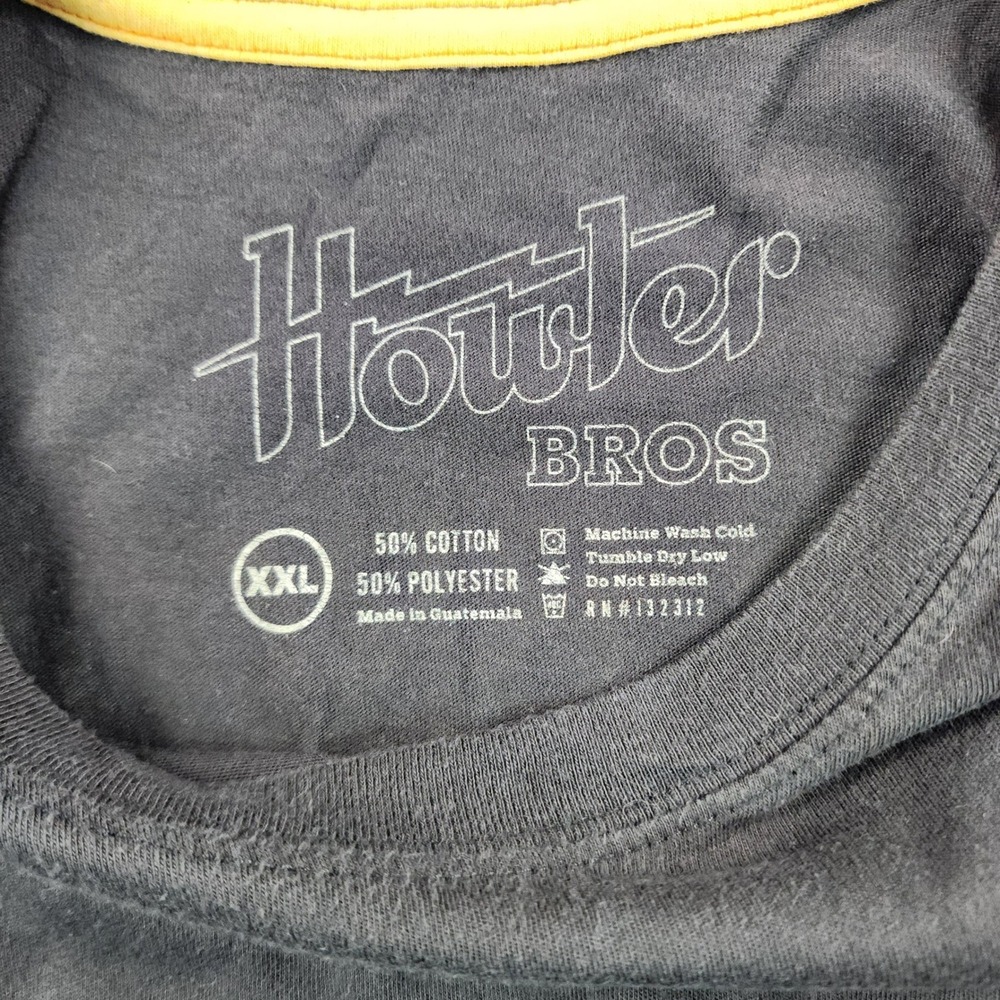 Howler Brothers South Congress Outpost Graphic T Shirt Mens XXL Gray Austin TX - Picture 4 of 6